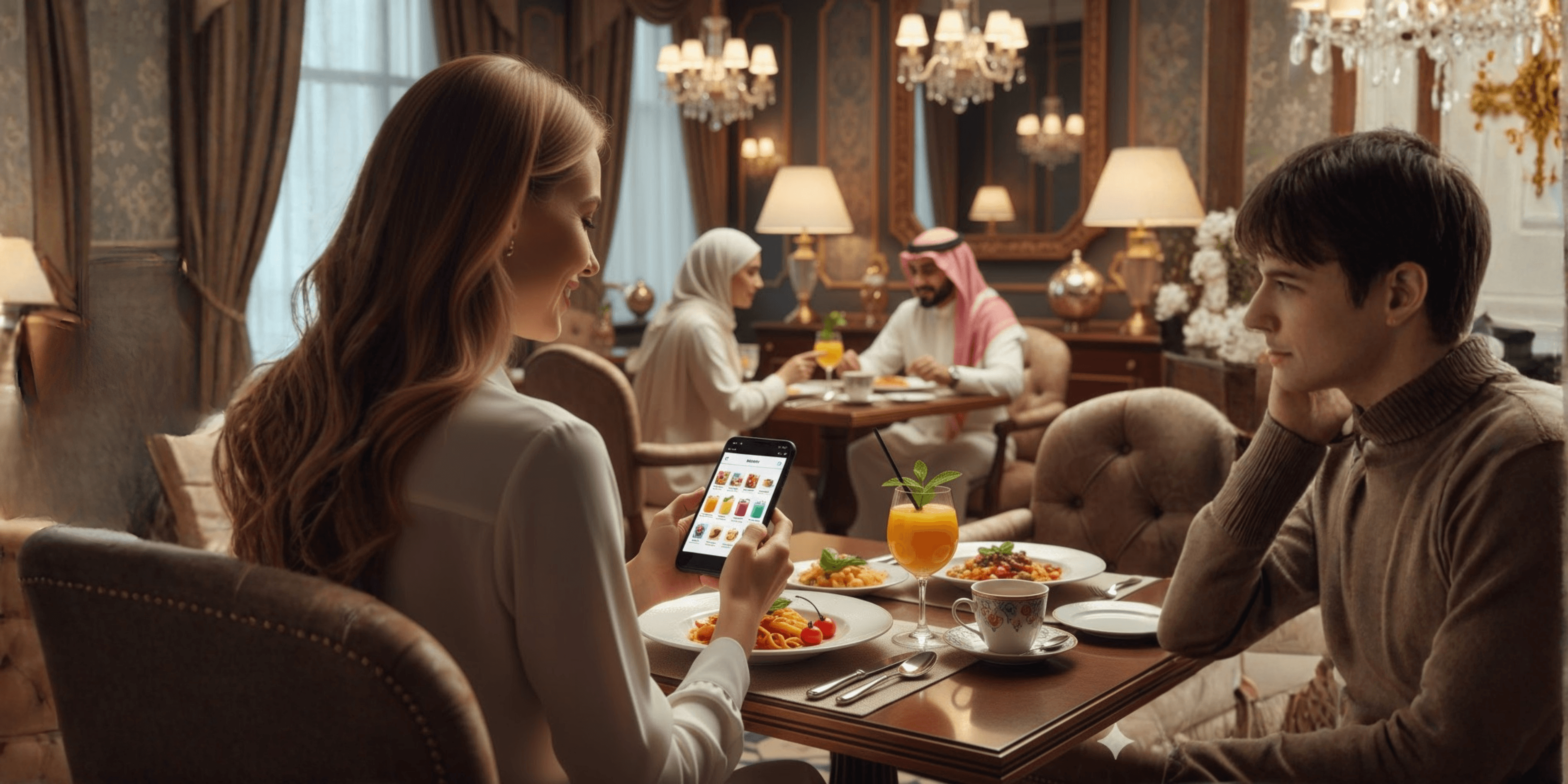 صورة رئيسية للمنيو الإلكتروني